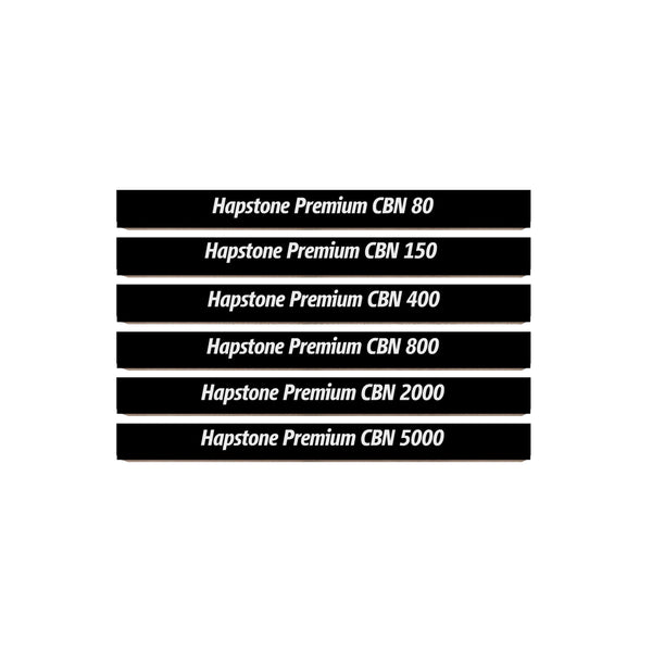 Hapstone Premium CBN Narrow stones set