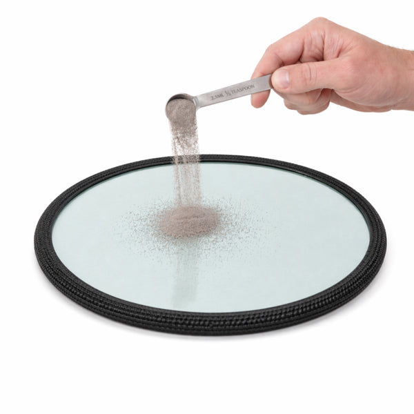 Double-Sided Glass Plate for Stone Leveling – Ø 12”