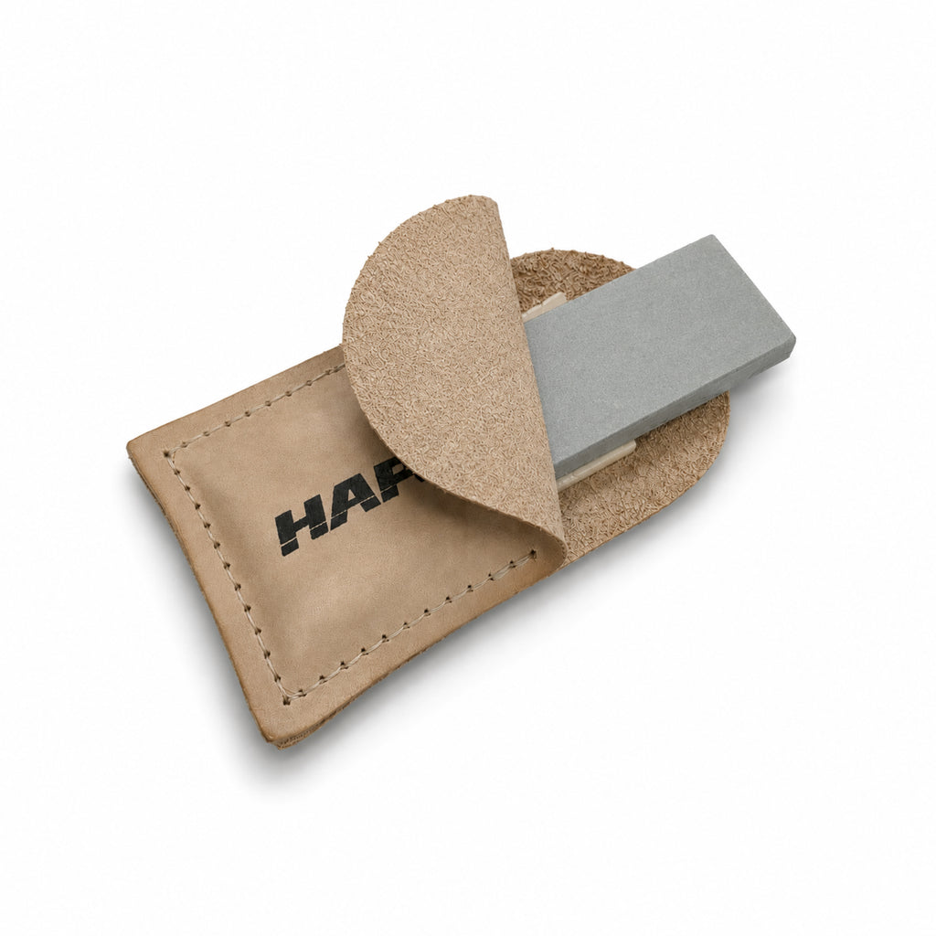 Pocket Stones Dan's Hard Arkansas Leather Pouch
